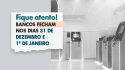 Fim de ano: confira o horário de funcionamento dos bancos