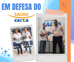 Sindicato se mobiliza em Dia Nacional de Luta por um Saúde Caixa melhor e viável para todos