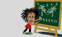 Niara, mascote da Campanha Tributar Os Super Ricos, explica evasão fiscal via offshore