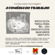 Sindicato firma nova parceria e abre inscrições para Oficina gratuita de Teatro