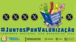 Categoria realiza Dia Nacional de Luta por aumento real e PLR maior nessa segunda-feira (12)