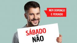 Folga aos finais de semana garantida!