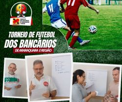 Confira a divisão de grupos para o Torneio de Futebol dos Bancários de Araraquara e região