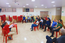 Em assembleia, bancários e bancárias associados aprovam contas do Sindicato