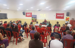 Em noite de lançamento, Sindicato reúne população de Araraquara em debate histórico sobre Palestina e Guatemala