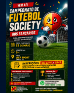 Vem aí o Campeonato de Futebol Society dos Bancários de Araraquara: monte seu time e entre em campo!