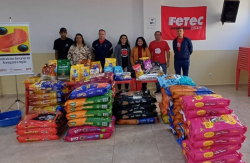 Solidariedade que transforma: bancários de Araraquara e região arrecadam 800 kg de ração em campanha PET, do Sindicato Solidariedade que transforma: bancários de Araraquara e região arrecadam 800 kg de ração em campanha PET, do Sindicato