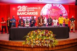 28ª Conferência Estadual da FETEC-CUT/SP começa com chamado à mobilização em defesa da democracia, dos direitos e da soberania nacional