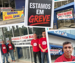 Bancários da Caixa, em Araraquara, aderem à greve nacional e cruzam os braços por direitos Bancários da Caixa, em Araraquara, aderem à greve nacional e cruzam os braços por direitos
