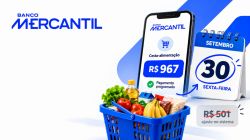 Mercantil antecipa pagamento da 13ª cesta-alimentação para esta sexta-feira (30) Mercantil antecipa pagamento da 13ª cesta-alimentação para esta sexta-feira (30)